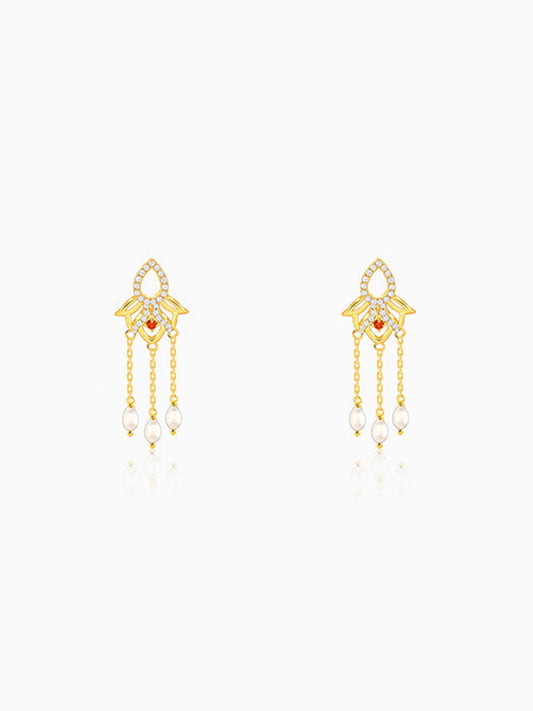 Golden Gauri Earrings