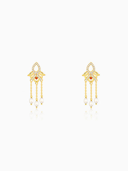 Golden Gauri Earrings
