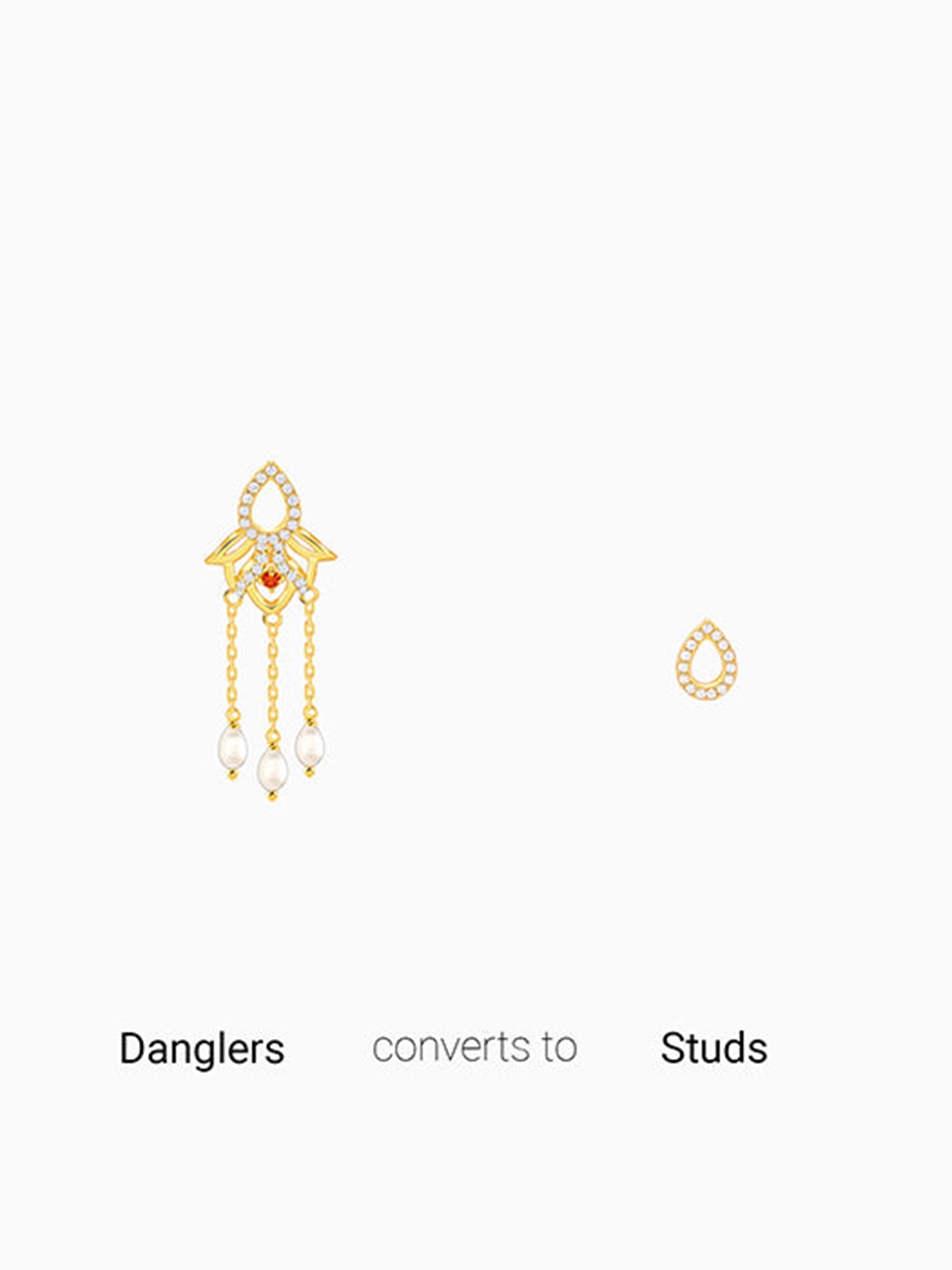Golden Gauri Earrings