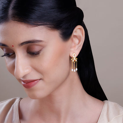 Golden Gauri Earrings