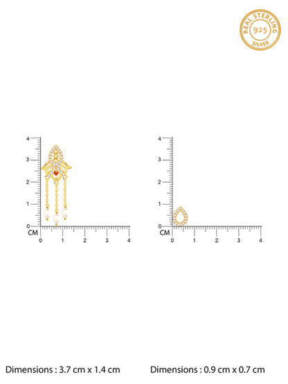 Golden Gauri Earrings