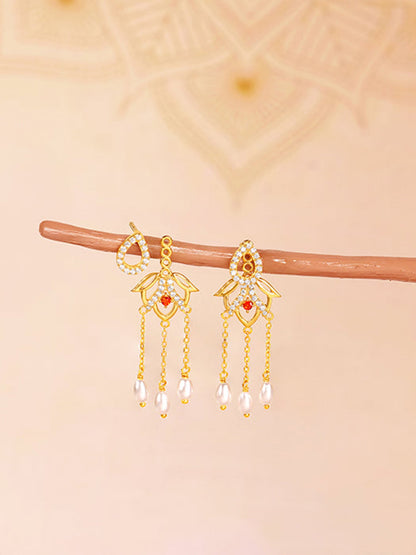 Golden Gauri Earrings