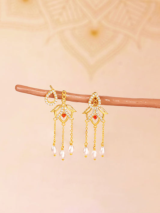Golden Gauri Earrings