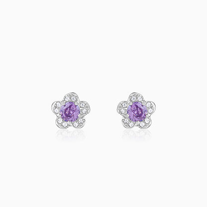 Silver Royal Blossom Studs