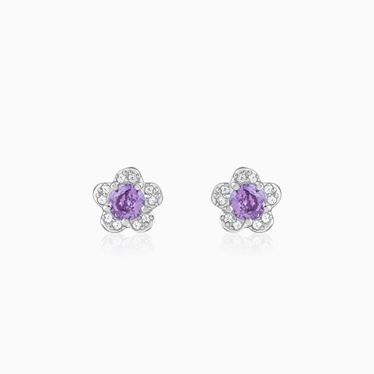 Silver Royal Blossom Studs