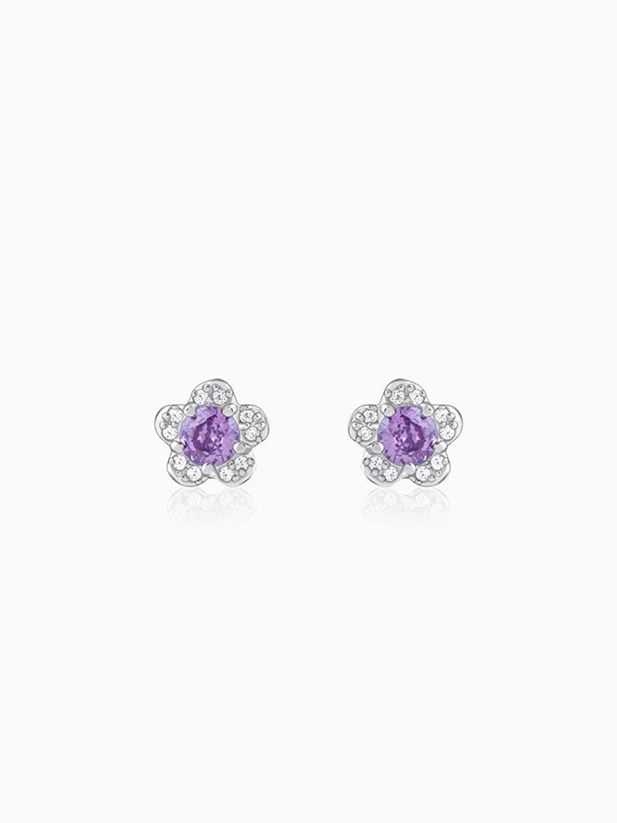 Silver Royal Blossom Studs