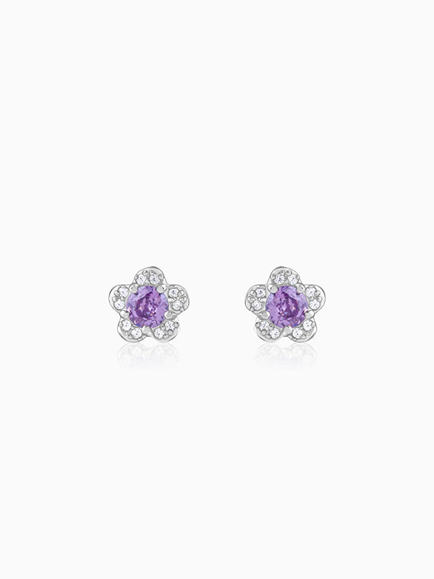 Silver Royal Blossom Studs