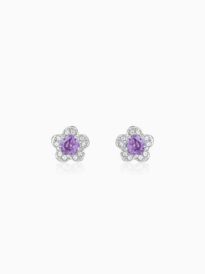 Silver Royal Blossom Studs
