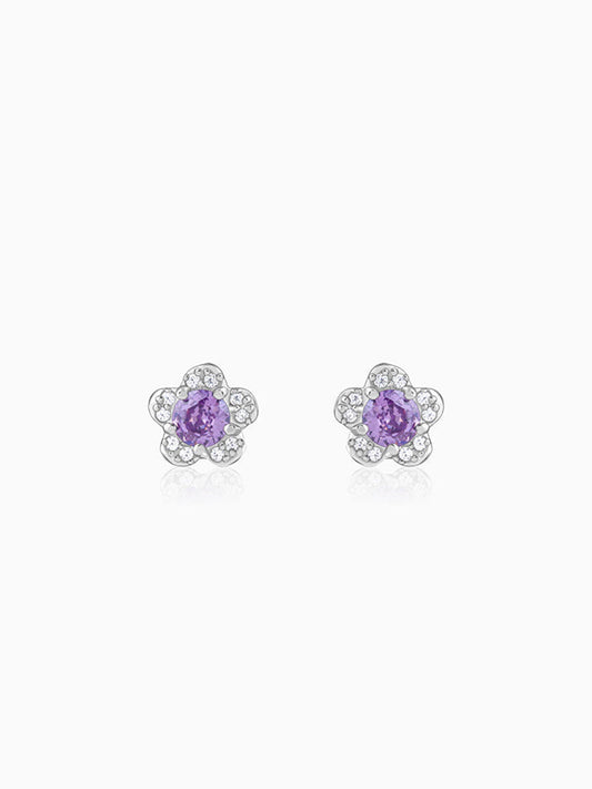 Silver Royal Blossom Studs
