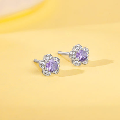 Silver Royal Blossom Studs