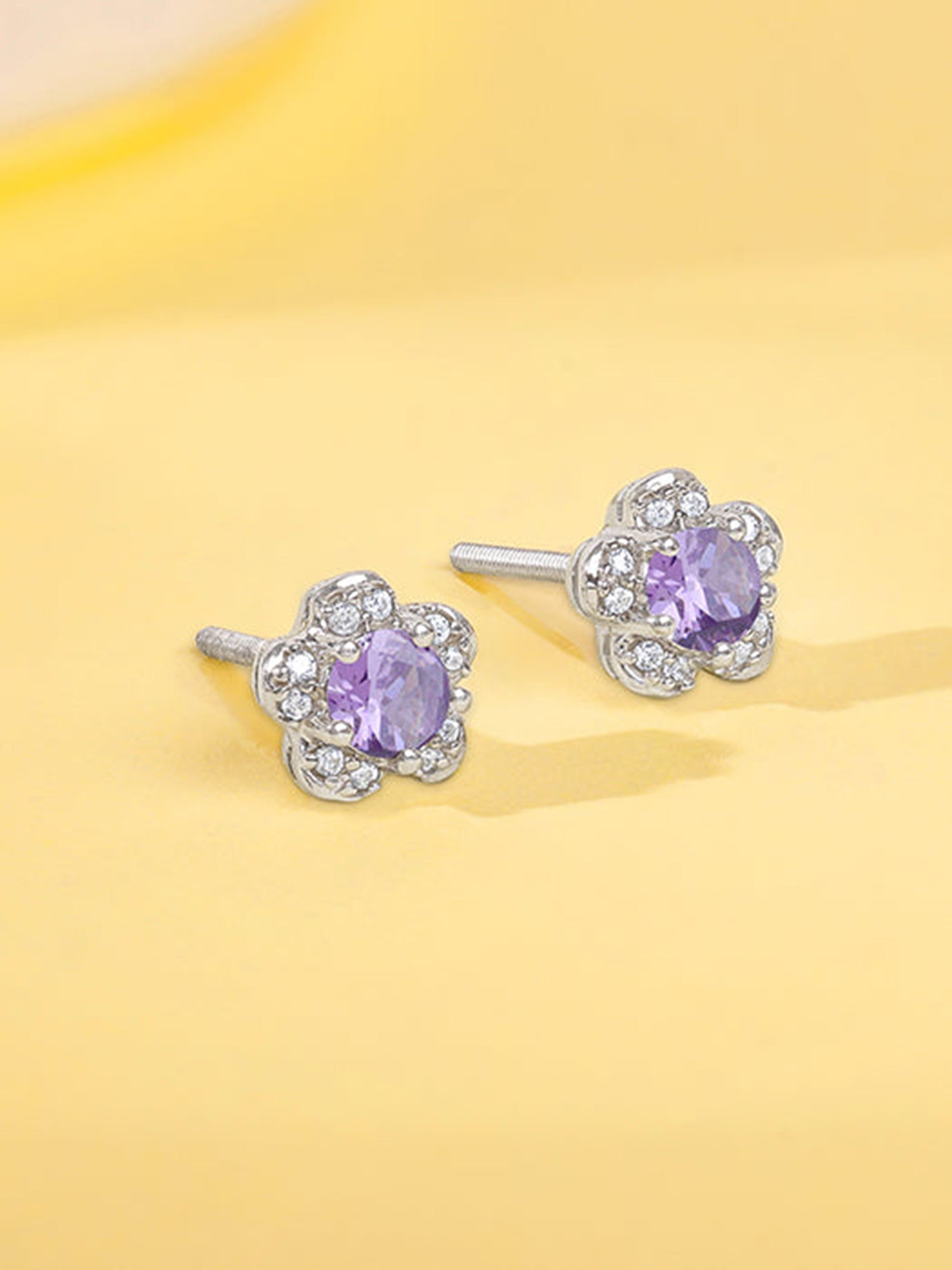 Silver Royal Blossom Studs