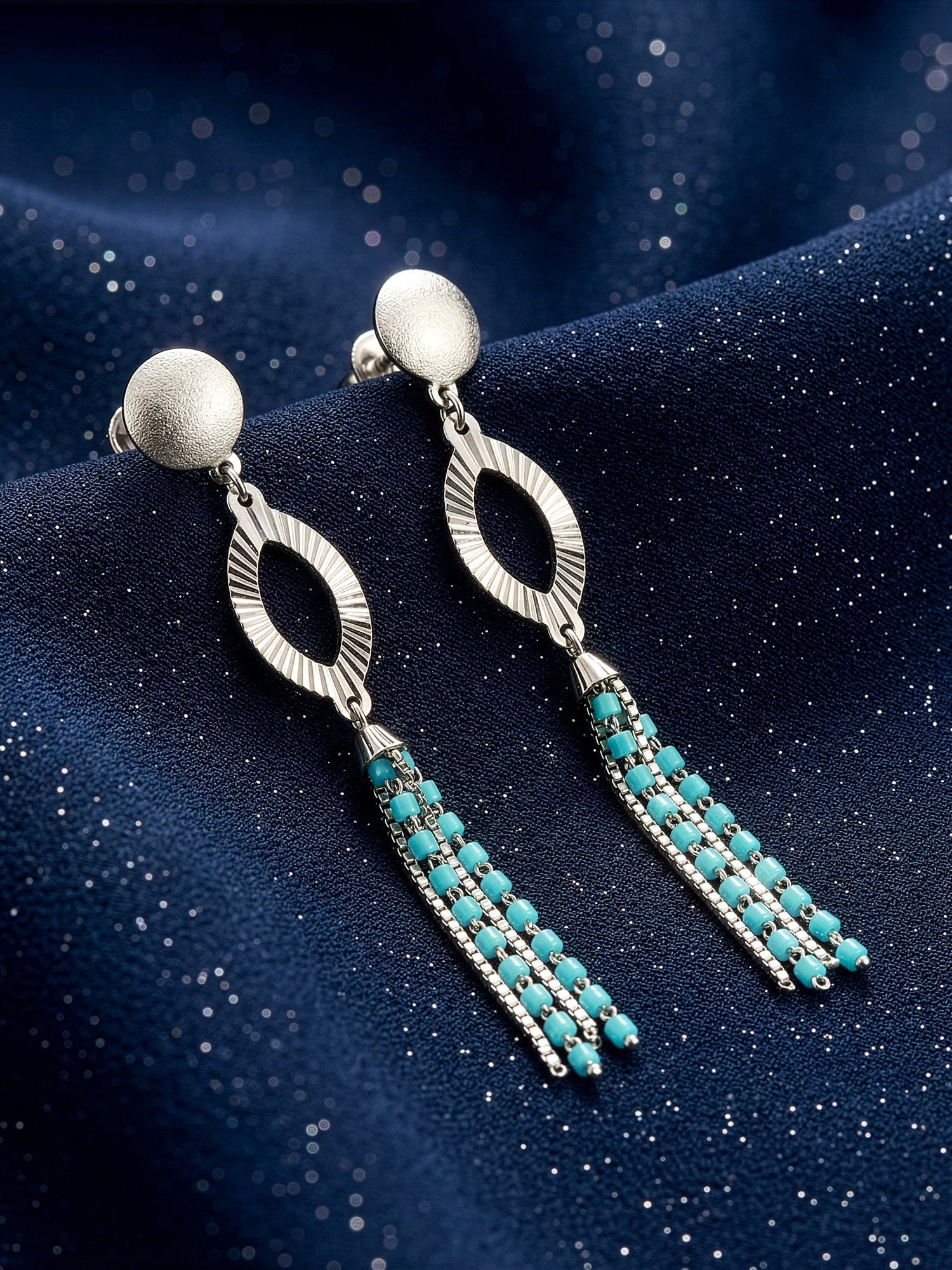 Silver Levitating Earrings