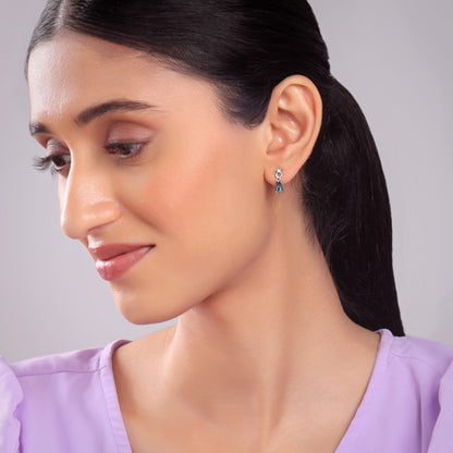 Silver Mystic Topaz Earrings