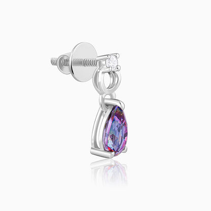 Silver Mystic Topaz Earrings