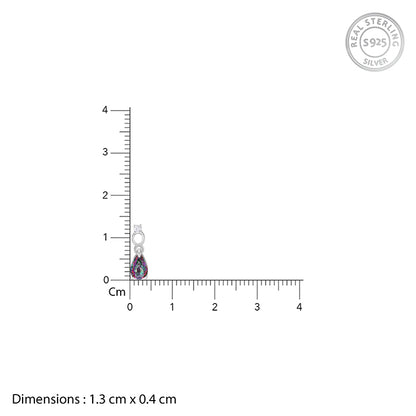 Silver Mystic Topaz Earrings