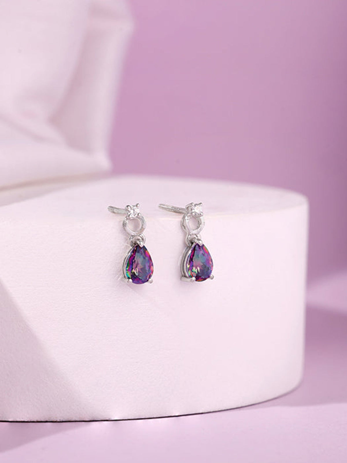 Silver Mystic Sparkle Earrings
