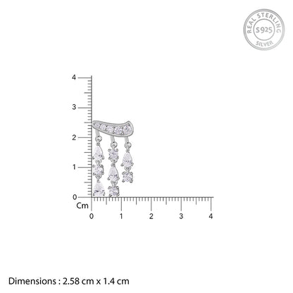 Silver Midnight City Earrings