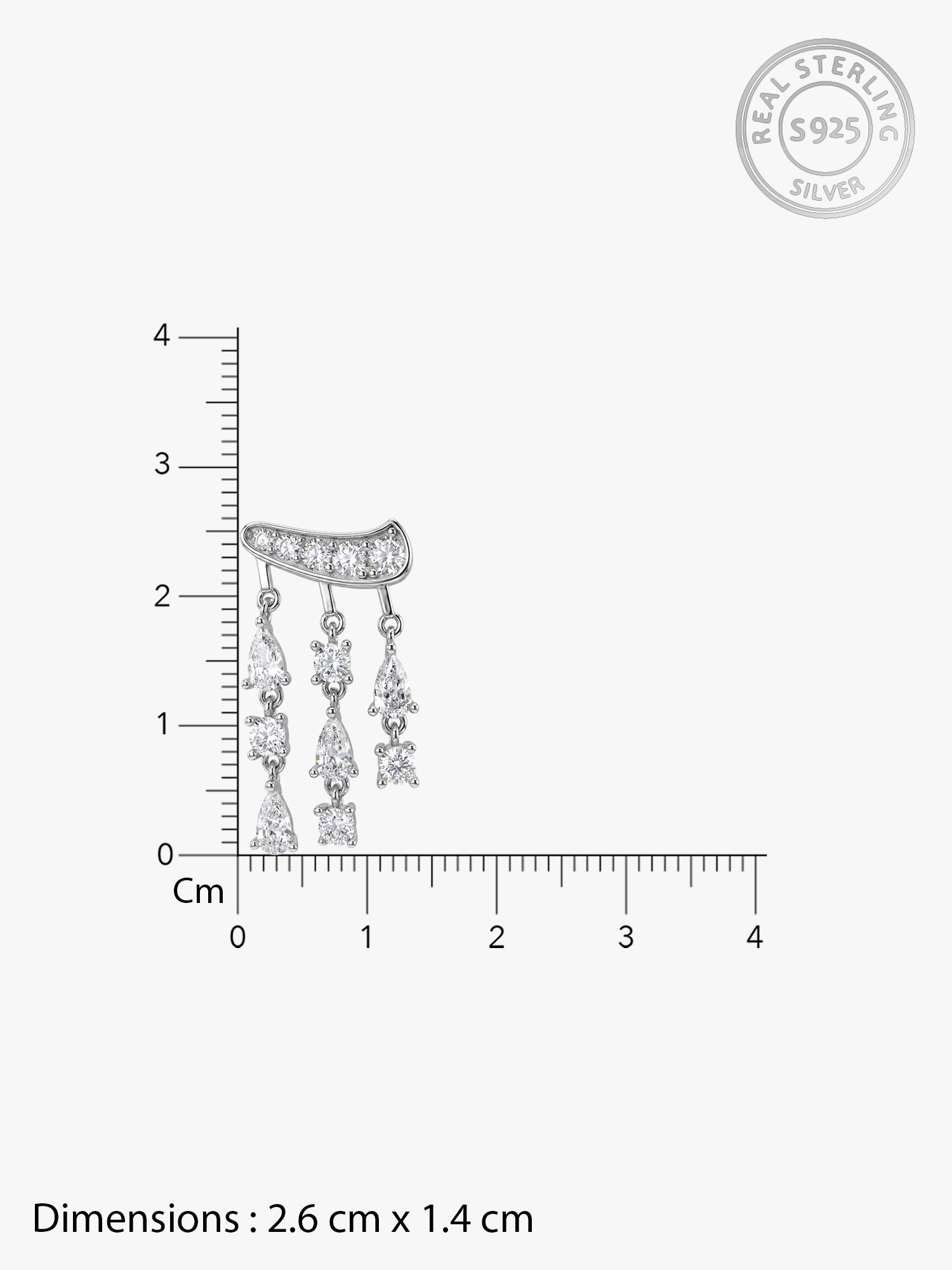 Silver Midnight City Earrings