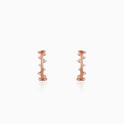 Rose Gold Beautiful Things J Hoop Earrings
