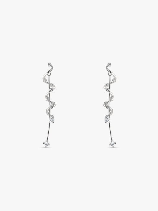 Silver All My Life Dangler Earrings