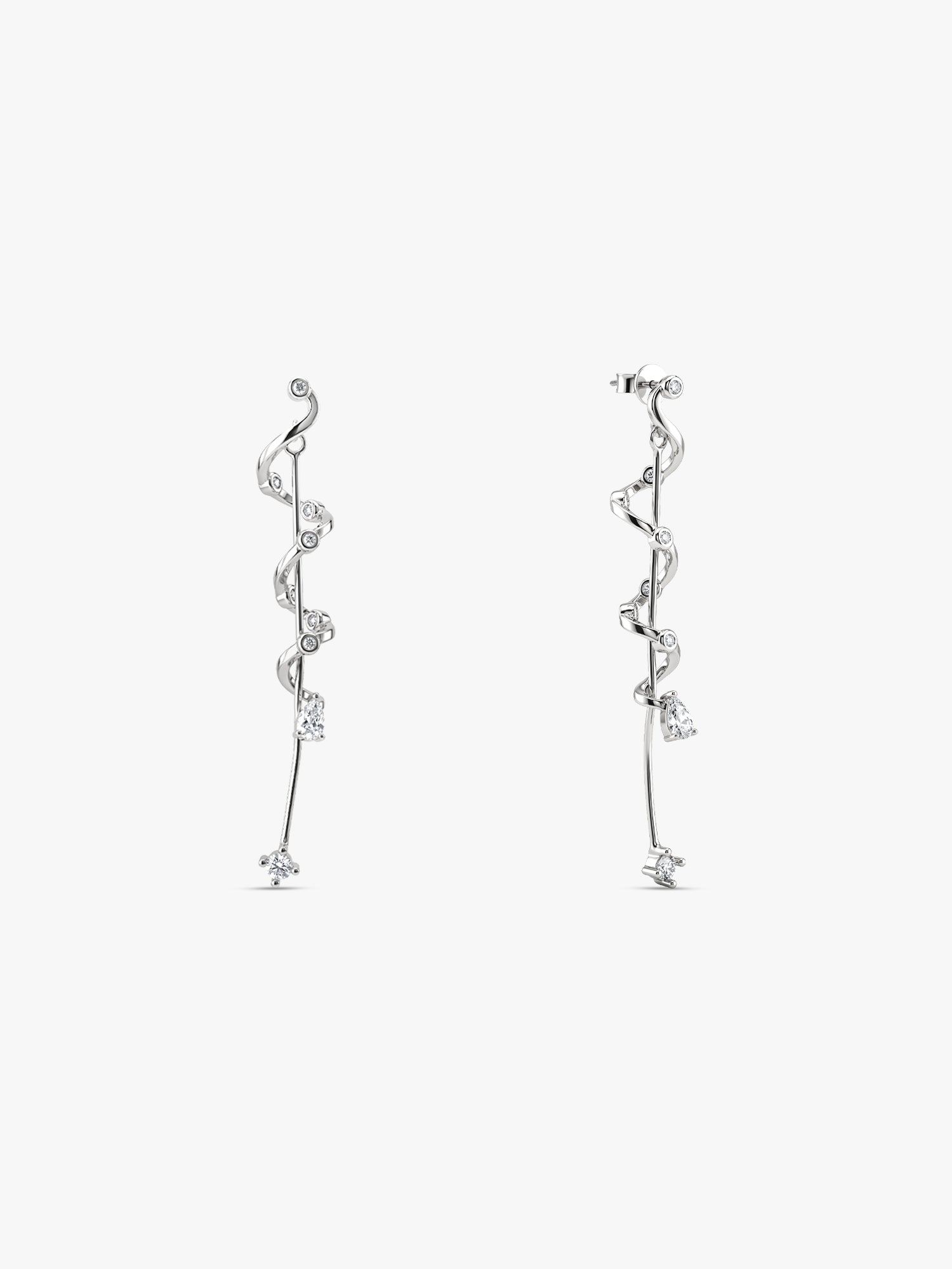 Silver All My Life Dangler Earrings