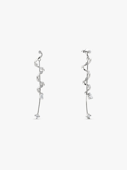 Silver All My Life Dangler Earrings