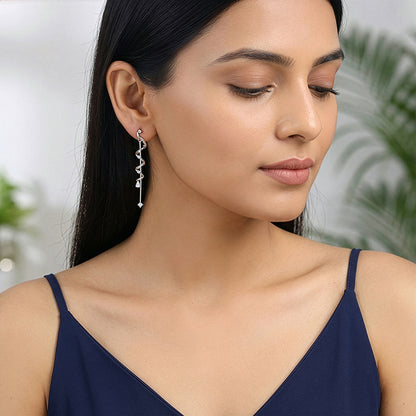 Silver All My Life Dangler Earrings