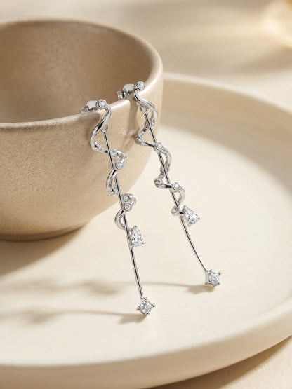Silver All My Life Dangler Earrings