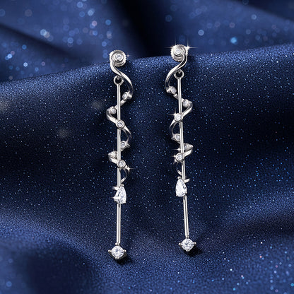 Silver All My Life Dangler Earrings