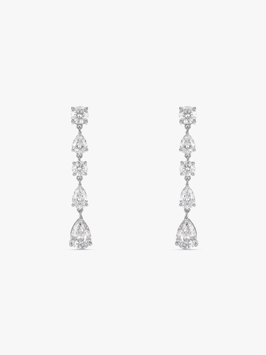 Silver The Nights Dangler Earrings
