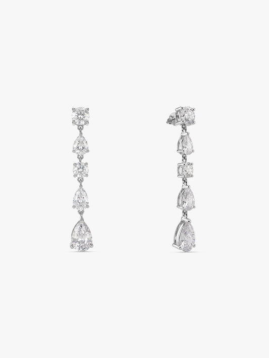 Silver The Nights Dangler Earrings