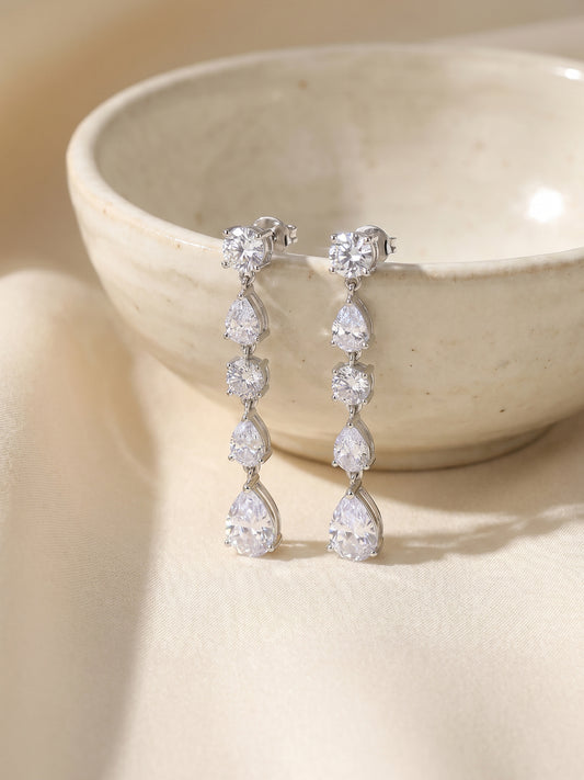 Silver The Nights Dangler Earrings