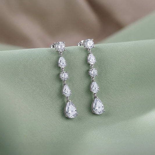 Silver The Nights Dangler Earrings