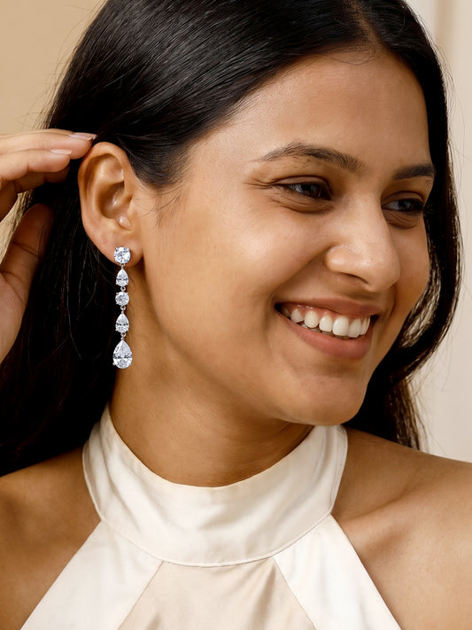 Silver The Nights Dangler Earrings