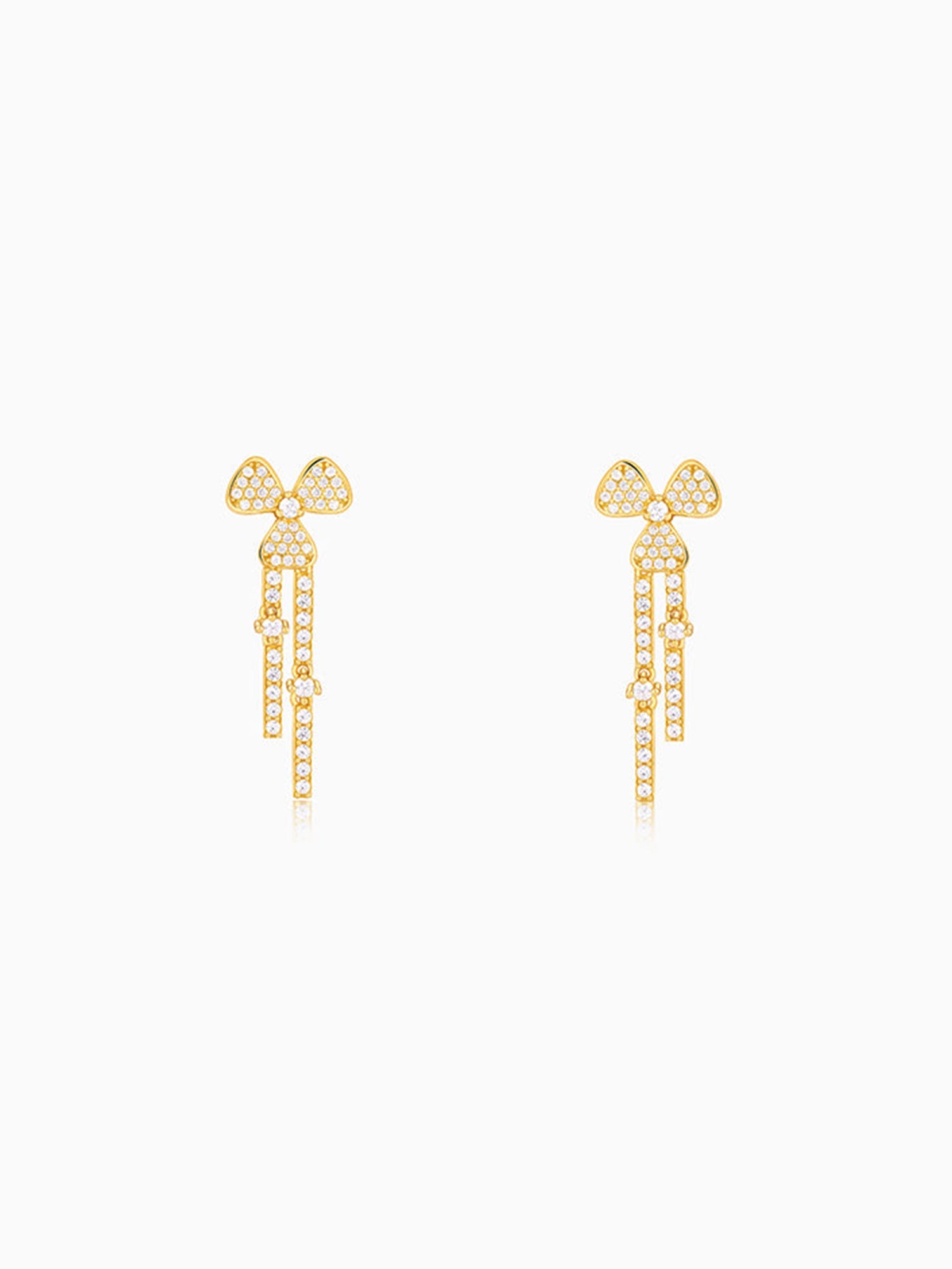 Golden Petal Blush Earrings