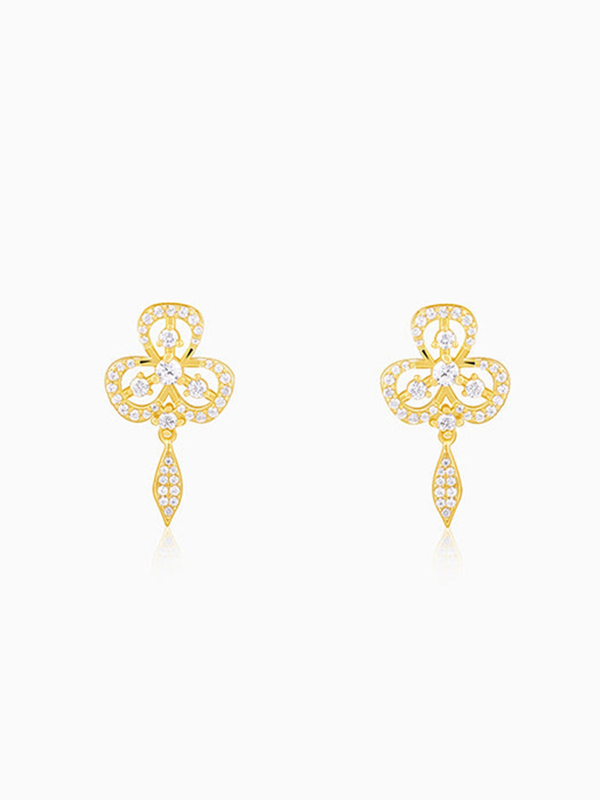 Golden Aurora Elegance Earring
