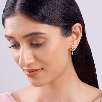 Golden Aurora Elegance Earring