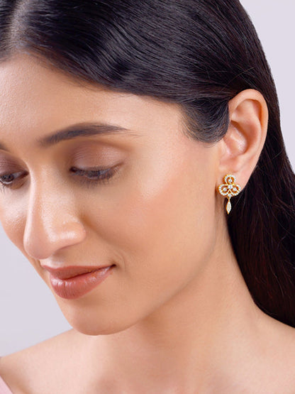 Golden Aurora Elegance Earring