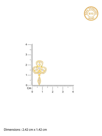 Golden Aurora Elegance Earring