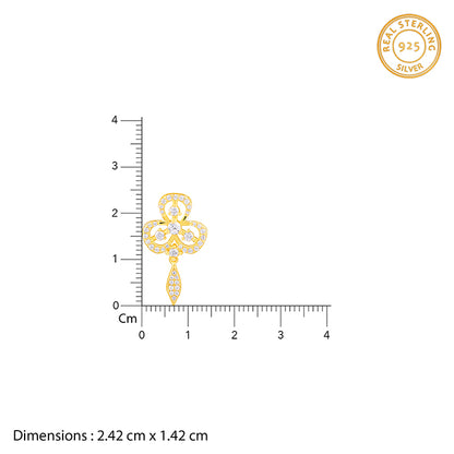 Golden Aurora Elegance Earring