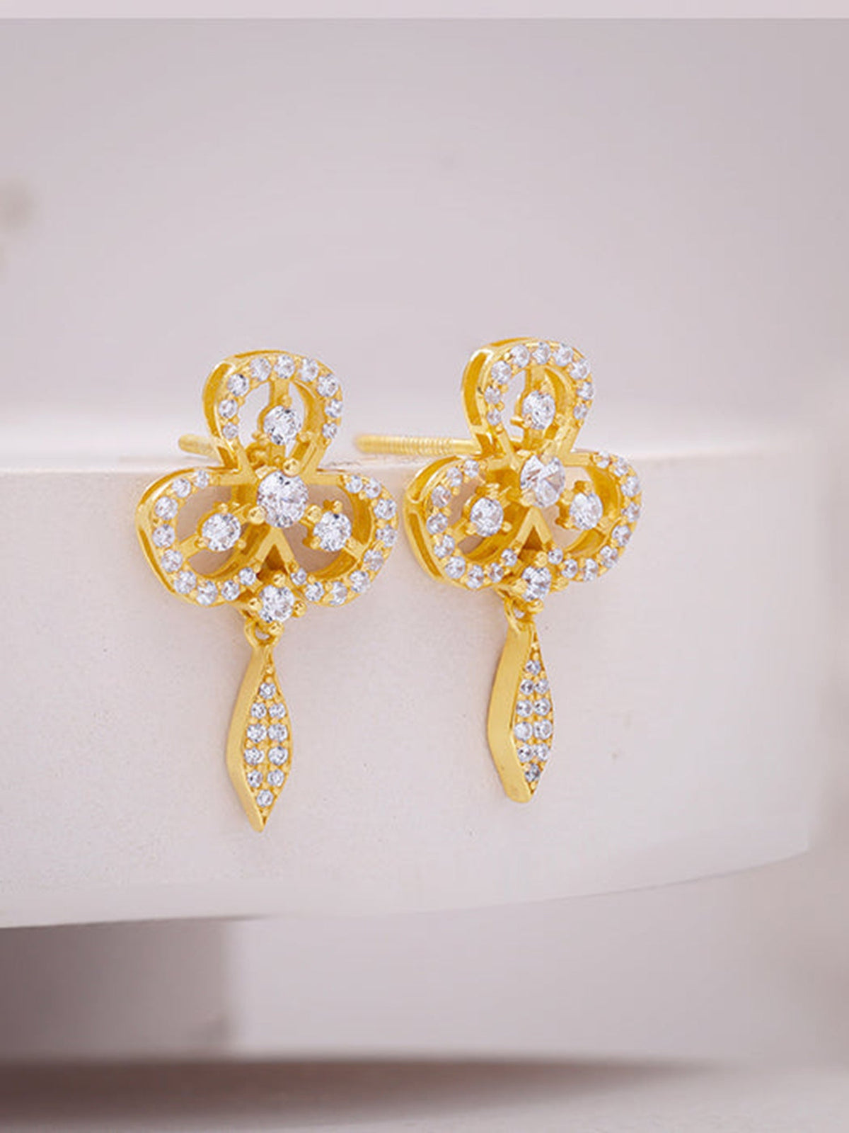 Golden Aurora Elegance Earring