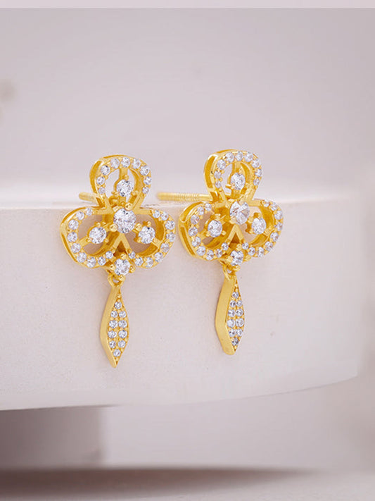Golden Aurora Elegance Earring