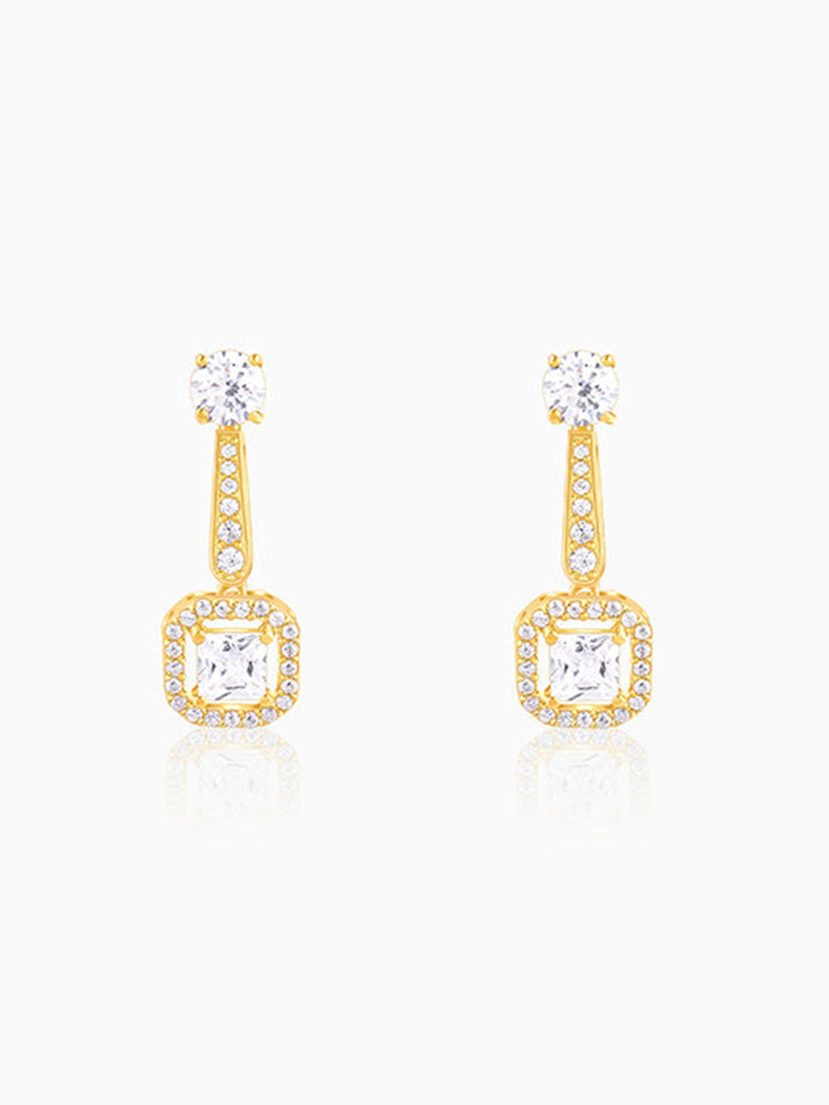 Golden Royal Prism Earrings
