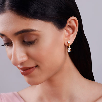 Golden Royal Prism Earrings