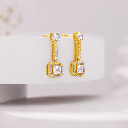 Golden Royal Prism Earrings