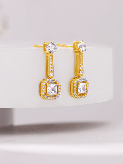 Golden Royal Prism Earrings