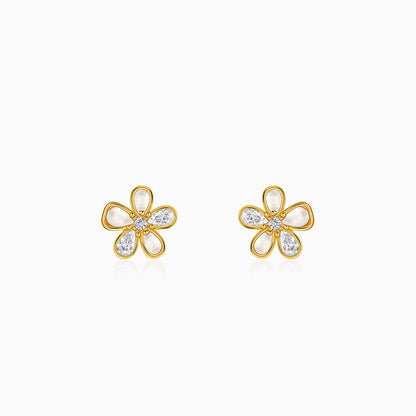 Golden Floret Glory Studs