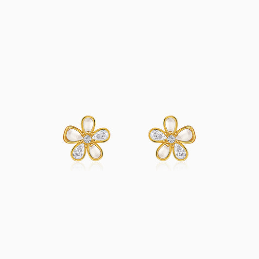 Golden Floret Glory Studs