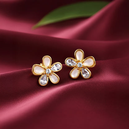 Golden Floret Glory Studs