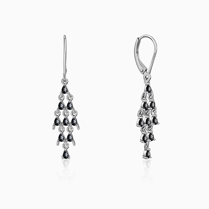 Silver Chandelier Dangler Earrings
